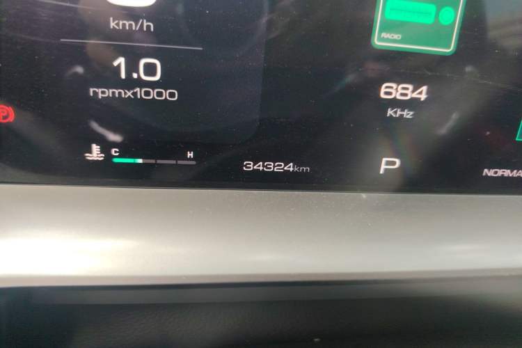 Used Haval H6 2021 3rd Generation 1.5T Automatic Two-Wheel Drive Pro Odometer Close Up