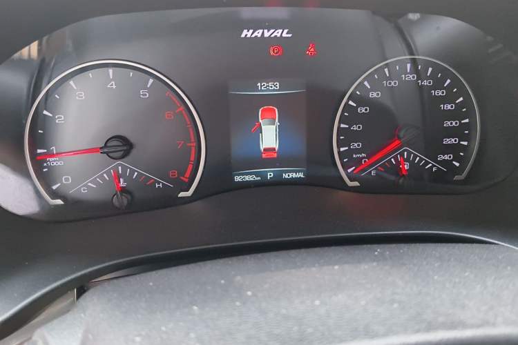 Used Haval H6 2021 National Trend Edition 1.5T Automatic Urban Version Odometer Close Up