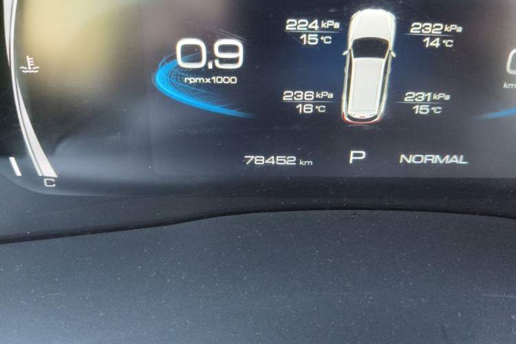 Used Haval H6 2021 National Trend Edition 1.5T Automatic Champion Version Odometer Close Up