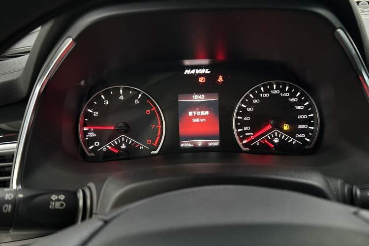 Used Haval H6 2021 National Trend Edition 1.5T Automatic Urban Version Odometer Close Up