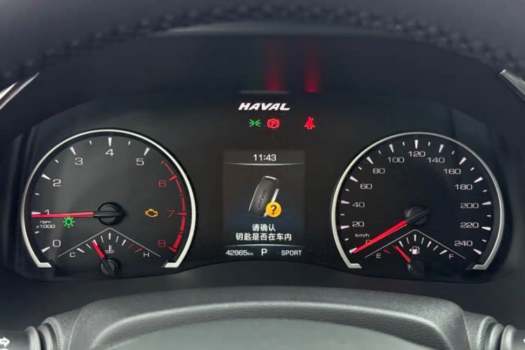 Used Haval H6 2021 National Trend Edition 1.5T Automatic Urban Version Odometer Close Up