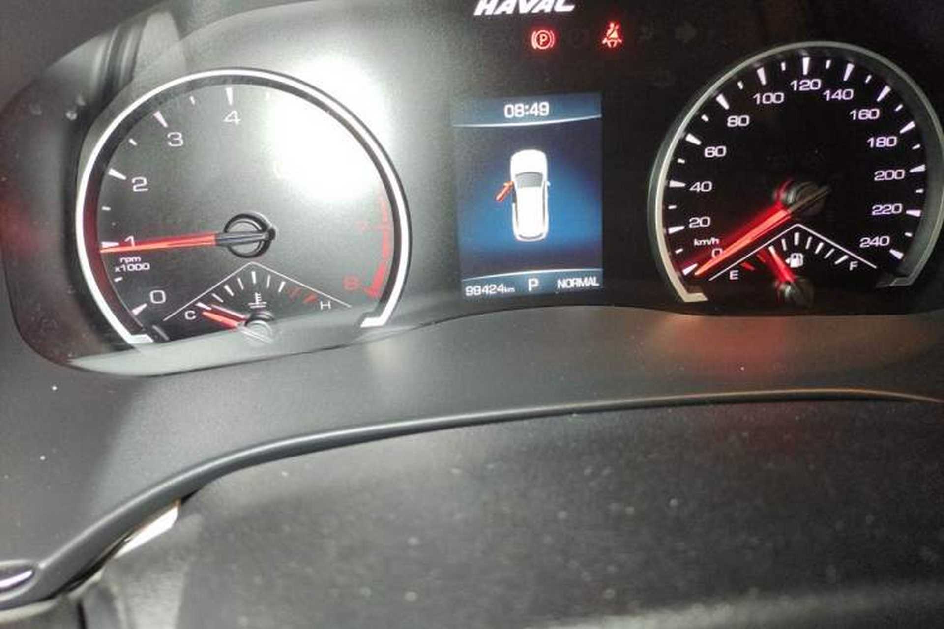 Used Haval H6 2021 National Trend Edition 1.5T Automatic Urban Version Odometer Close Up