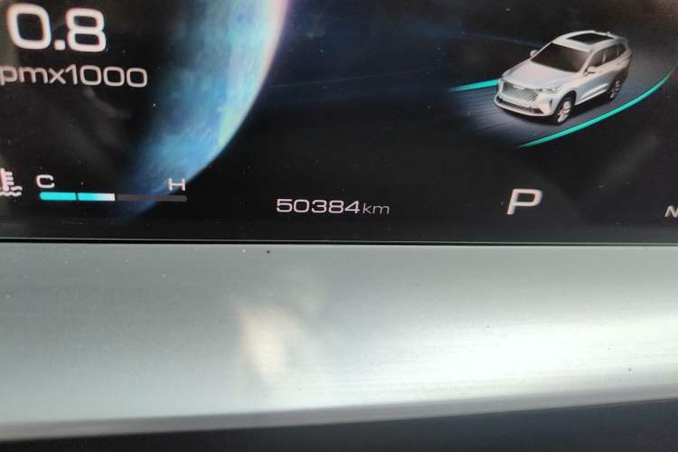Used Haval H6 2021 3rd Generation 1.5T Automatic Two-Wheel Drive Pro Odometer Close Up