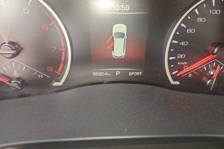 Used Haval H6 2021 National Trend Edition 1.5T Automatic Urban Version Odometer Close Up