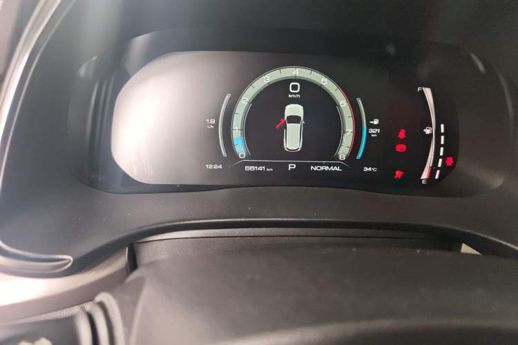 Used Haval H6 2021 National Trend Edition 2.0 GDIT Automatic Champion Version Odometer Close Up
