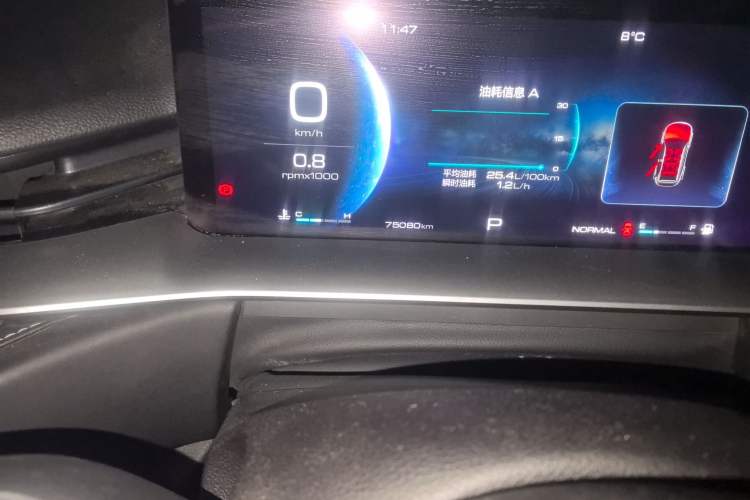Used Haval H6 2021 3rd Generation 1.5T Automatic Two-Wheel Drive Pro Odometer Close Up