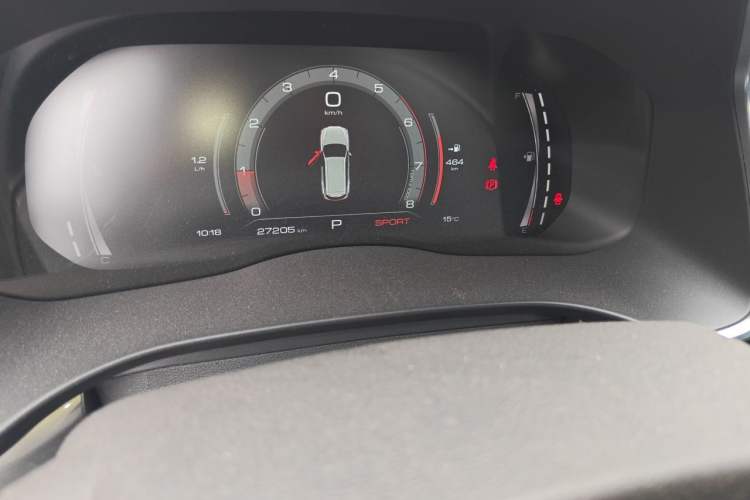 Used Haval H6 2021 China Trend Edition 1.5 GDIT Automatic Champion Version Odometer Close Up
