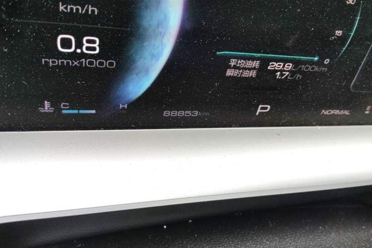 Used Haval H6 2021 3rd Generation 1.5T Automatic Two-Wheel Drive Pro Odometer Close Up