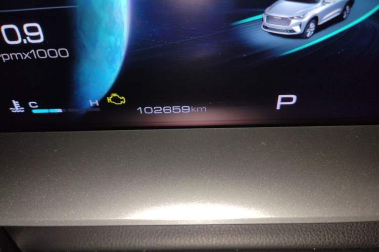 Used Haval H6 2021 3rd Generation 1.5T Automatic Two-Wheel Drive Pro Odometer Close Up