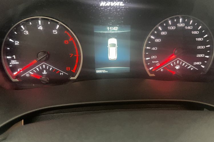 Used Haval H6 2021 National Trend Edition 1.5T Automatic Urban Version Odometer Close Up