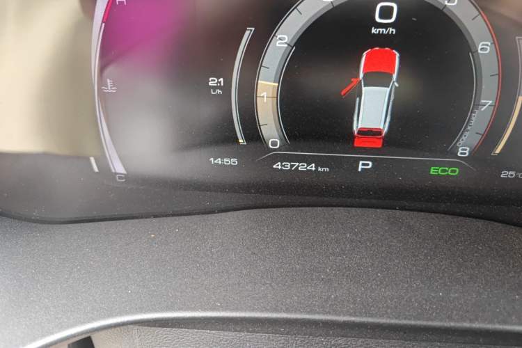 Used Haval H6 2021 China Trend Edition 1.5 GDIT Automatic Champion Version Odometer Close Up