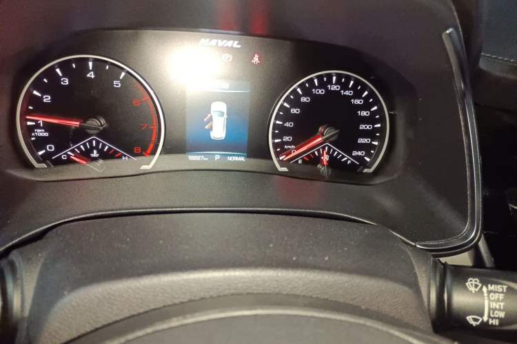 Used Haval H6 2021 National Trend Edition 1.5T Automatic Urban Version Odometer Close Up
