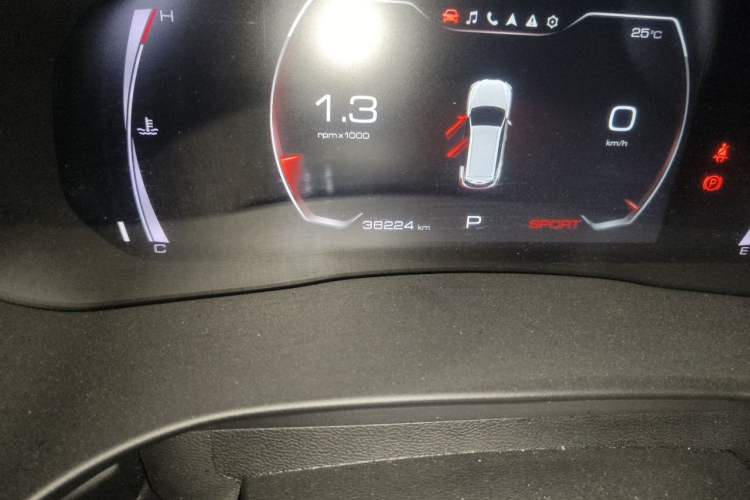 Used Haval H6 2021 National Trend Edition 1.5T Automatic Champion Version Odometer Close Up