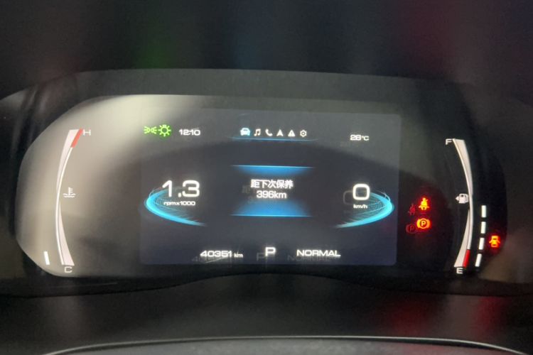 Used Haval H6 2021 National Trend Edition 1.5T Automatic Champion Version Odometer Close Up