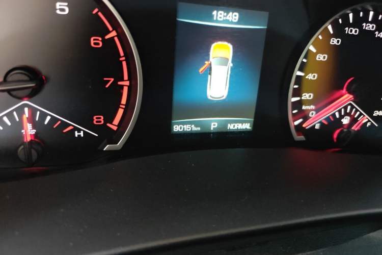 Used Haval H6 2021 National Trend Edition 1.5T Automatic Urban Version Odometer Close Up