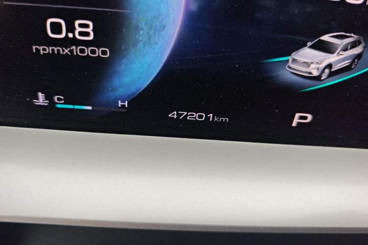 Used Haval H6 2022 3rd Generation 1.5T Automatic Two-Wheel Drive Pro Odometer Close Up