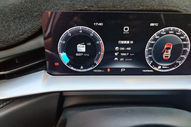 Used Haval H6 2022 3rd Generation 1.5T Automatic Two-Wheel Drive Pro Odometer Close Up