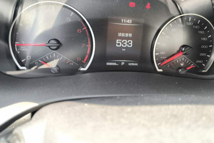 Used Haval H6 2023 National Trend Edition 1.5T Automatic Urban Version Odometer Close Up
