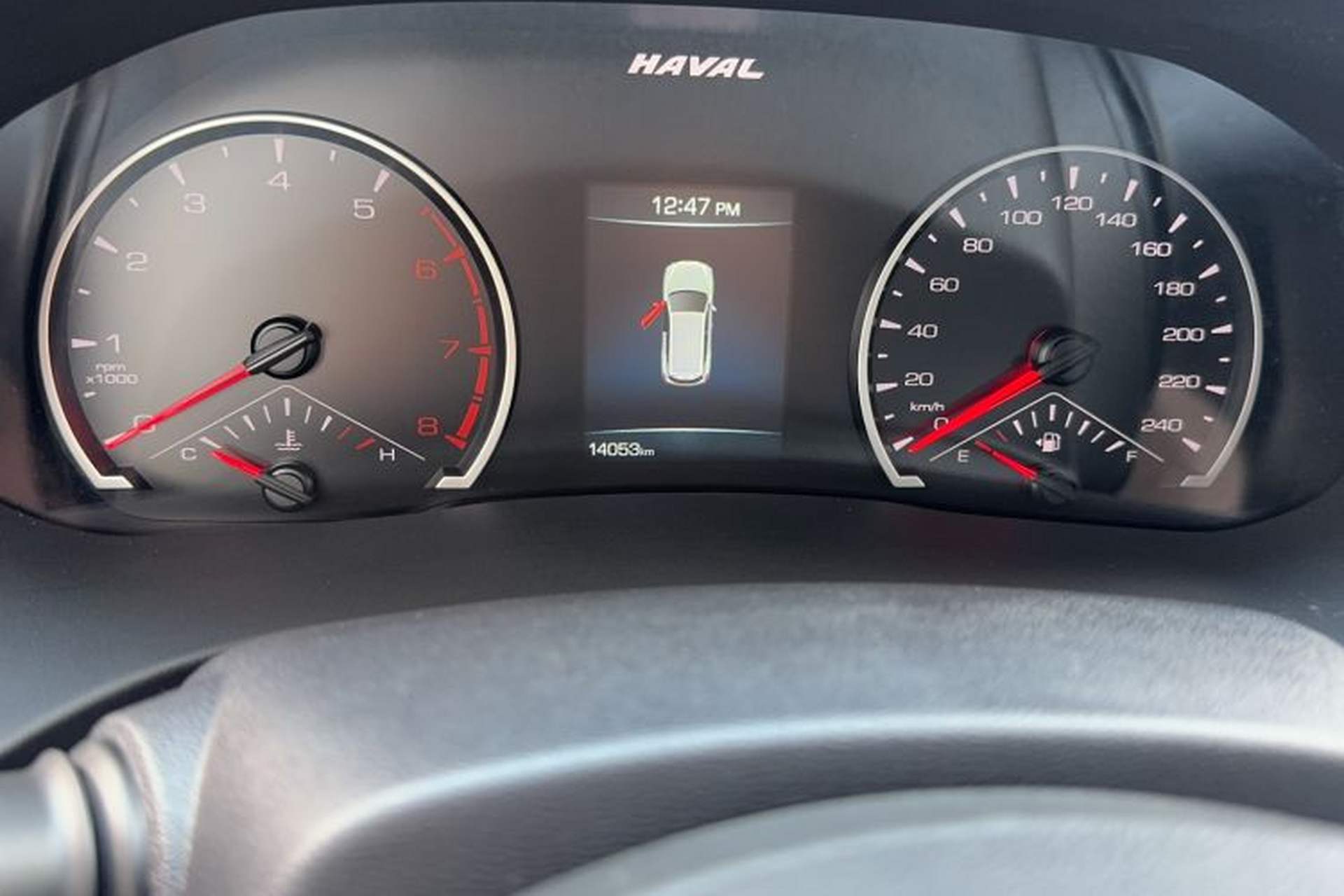 Used Haval H6 2023 National Trend Edition 1.5T Automatic Urban Version Odometer Close Up