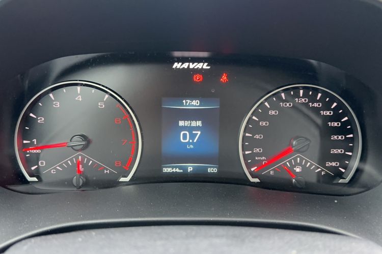 Used Haval H6 2023 National Trend Edition 1.5T Automatic Urban Version Odometer Close Up