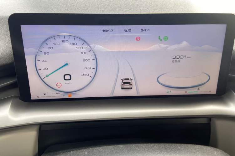 Used Haval H6 2024 1.5T Two-Wheel Drive Ultra Odometer Close Up