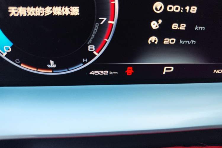 Used Haval H6 2024 1.5T Two-Wheel-Drive Classic Edition Odometer Close Up
