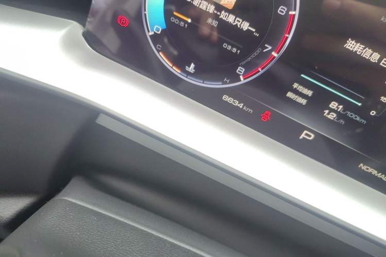 Used Haval H6 2024 1.5T Two-Wheel-Drive Classic Edition Odometer Close Up