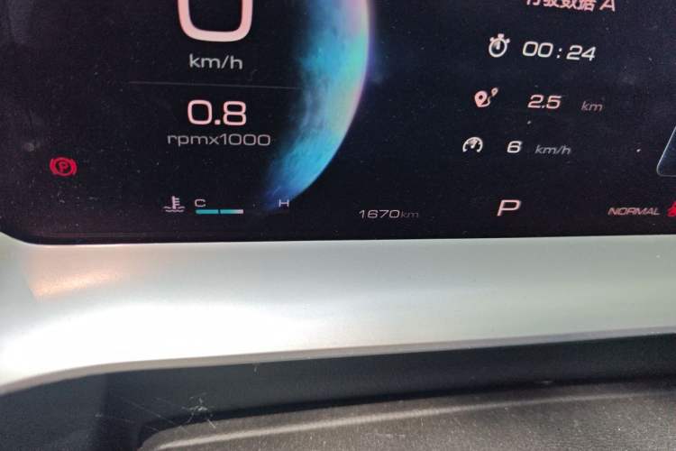 Used Haval H6 2024 1.5T Two-Wheel-Drive Classic Edition Odometer Close Up