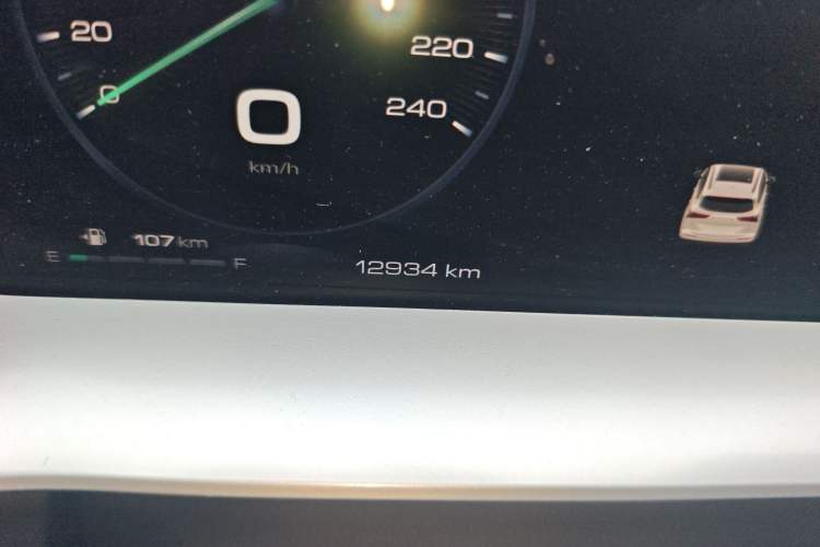 Used Haval H6 2024 1.5T Two-Wheel Drive Ultra Odometer Close Up