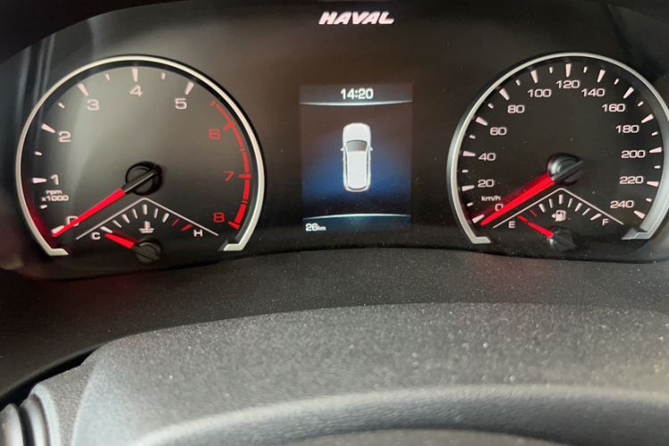 Used Haval H6 2025 1.5T National Style Urban Edition Odometer Close Up
