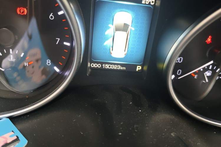 Used Haval H6 Coupe 2015 Blue Label 2.0T Automatic Two-Wheel Drive Elite Model Odometer Close Up