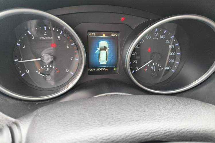 Used Haval H6 Coupe 2015 Blue Label 2.0T Automatic Two-Wheel Drive Elite Model Odometer Close Up