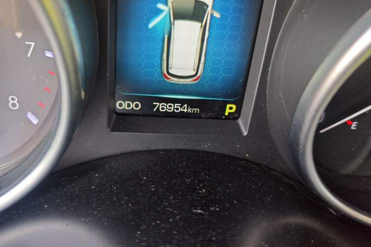 Used Haval H6 Coupe 2015 Blue Label 2.0T Automatic Two-Wheel Drive Elite Model Odometer Close Up