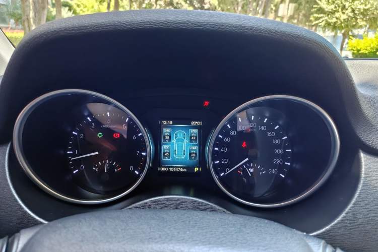 Used Haval H6 Coupe 2015 Blue Label 2.0T Automatic Two-Wheel Drive Elite Model Odometer Close Up
