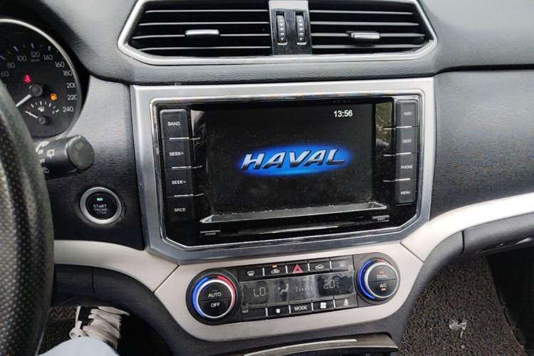 Used Haval H6 Coupe 2016 Blue Label 1.5T Automatic Two-Wheel Drive Elite Model Audio And AC Panel