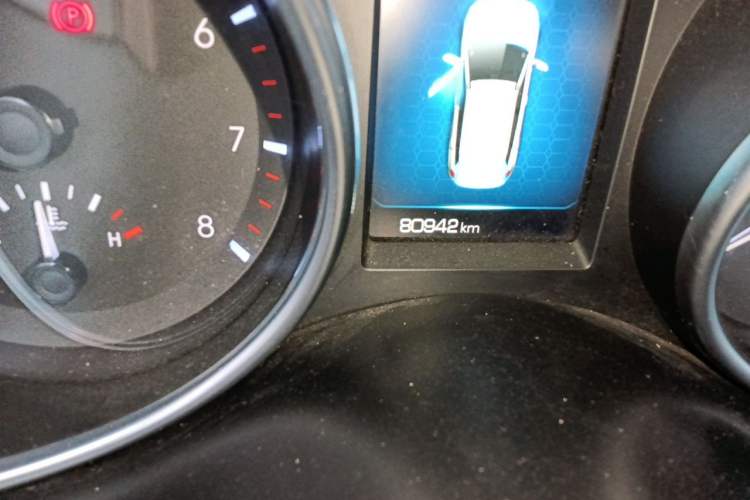 Used Haval H6 Coupe 2016 Blue Label 1.5T Manual Two-Wheel Drive Urban Model Odometer Close Up