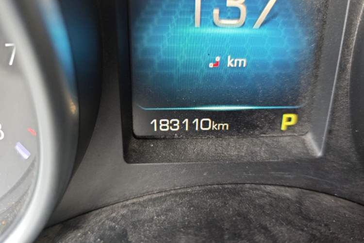 Used Haval H6 Coupe 2016 Blue Label 1.5T Automatic Two-Wheel Drive Elite Model Odometer Close Up