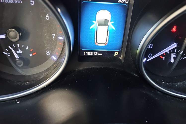 Used Haval H6 Coupe 2016 Blue Label 1.5T Automatic Two-Wheel Drive Elite Model Odometer Close Up