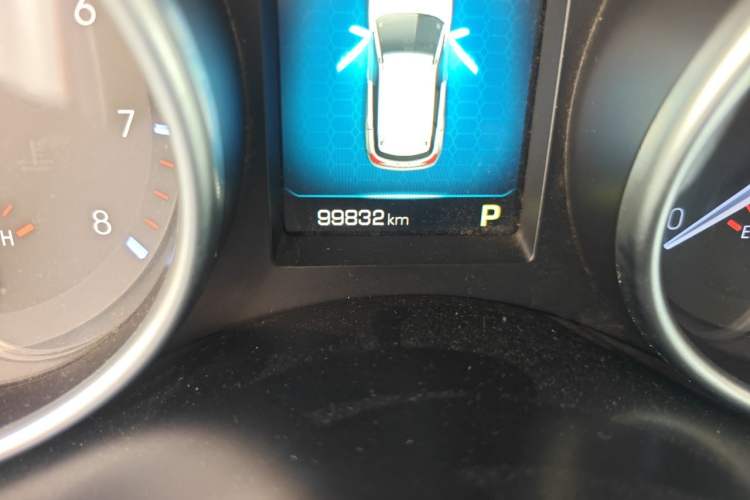 Used Haval H6 Coupe 2016 Blue Label 1.5T Automatic Two-Wheel Drive Urban Model Odometer Close Up