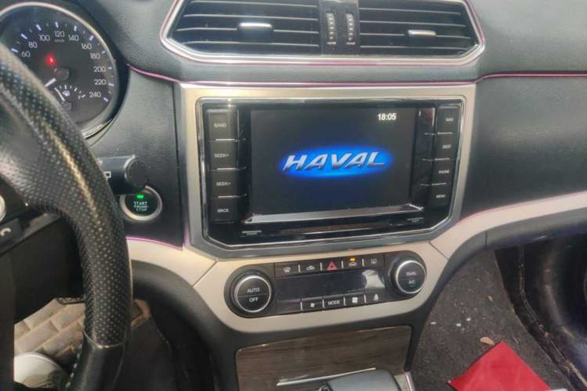 Used Haval H6 Coupe 2016 Blue Label 1.5T Automatic Two-Wheel Drive Elite Model Audio And AC Panel