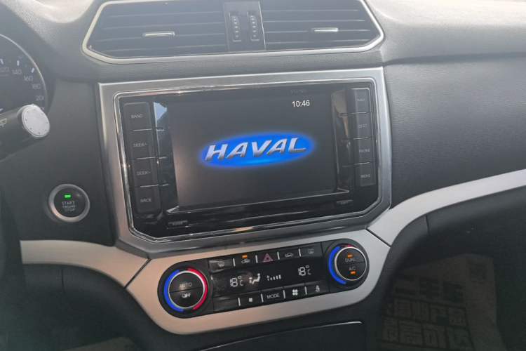 Used Haval H6 Coupe 2016 Blue Label 1.5T Manual Two-Wheel Drive Elite Model Audio And AC Panel