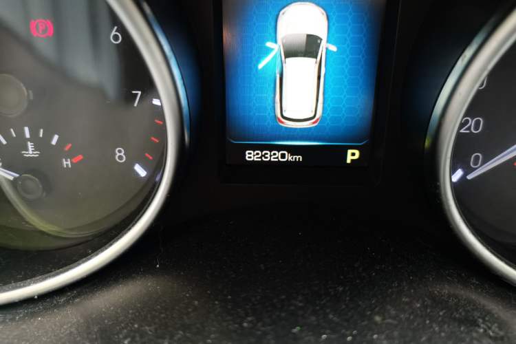Used Haval H6 Coupe 2016 Blue Label 1.5T Automatic Two-Wheel Drive Urban Model Odometer Close Up