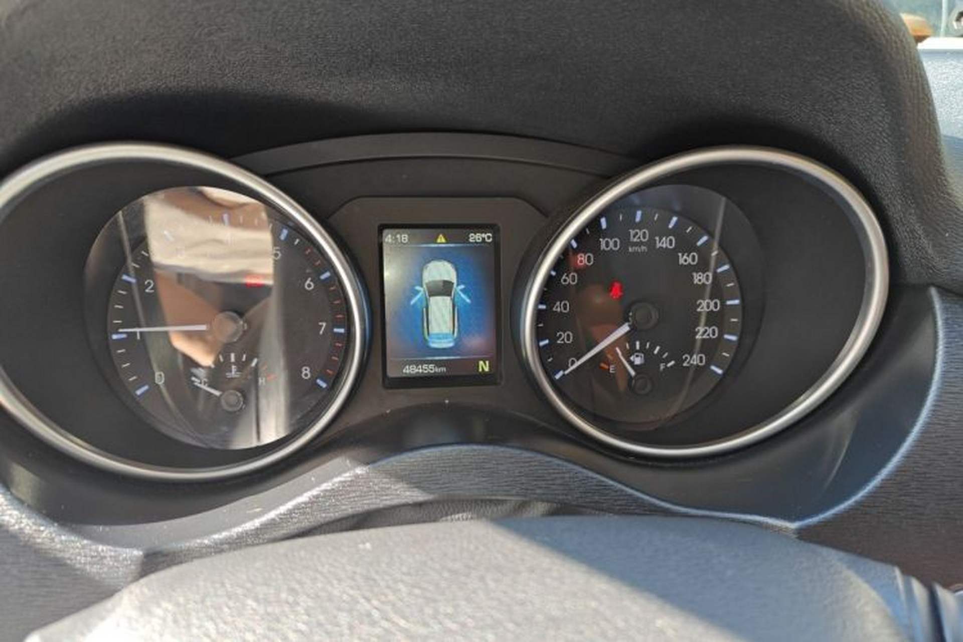 Used Haval H6 Coupe 2016 Blue Label 1.5T Automatic Two-Wheel Drive Urban Model Odometer Close Up