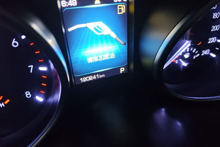 Used Haval H6 Coupe 2016 Blue Label 1.5T Automatic Two-Wheel Drive Elite Model Odometer Close Up