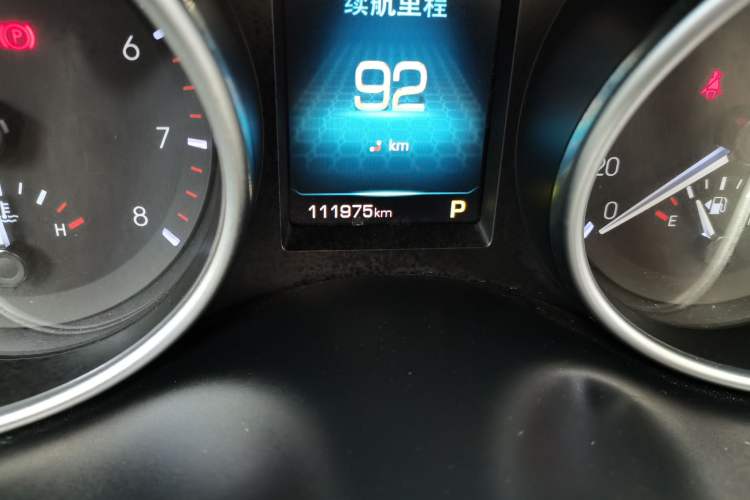 Used Haval H6 Coupe 2016 Blue Label 1.5T Automatic Two-Wheel Drive Elite Model Odometer Close Up