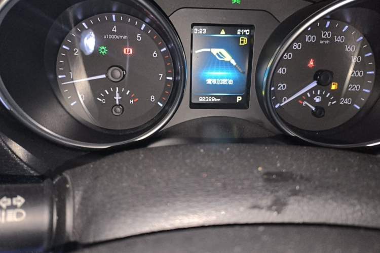 Used Haval H6 Coupe 2016 Blue Label 1.5T Automatic Two-Wheel Drive Elite Model Odometer Close Up