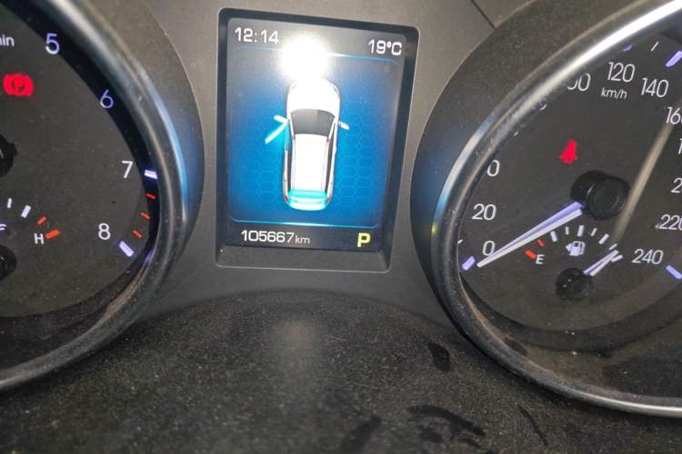 Used Haval H6 Coupe 2016 Blue Label 1.5T Automatic Two-Wheel Drive Elite Model Odometer Close Up