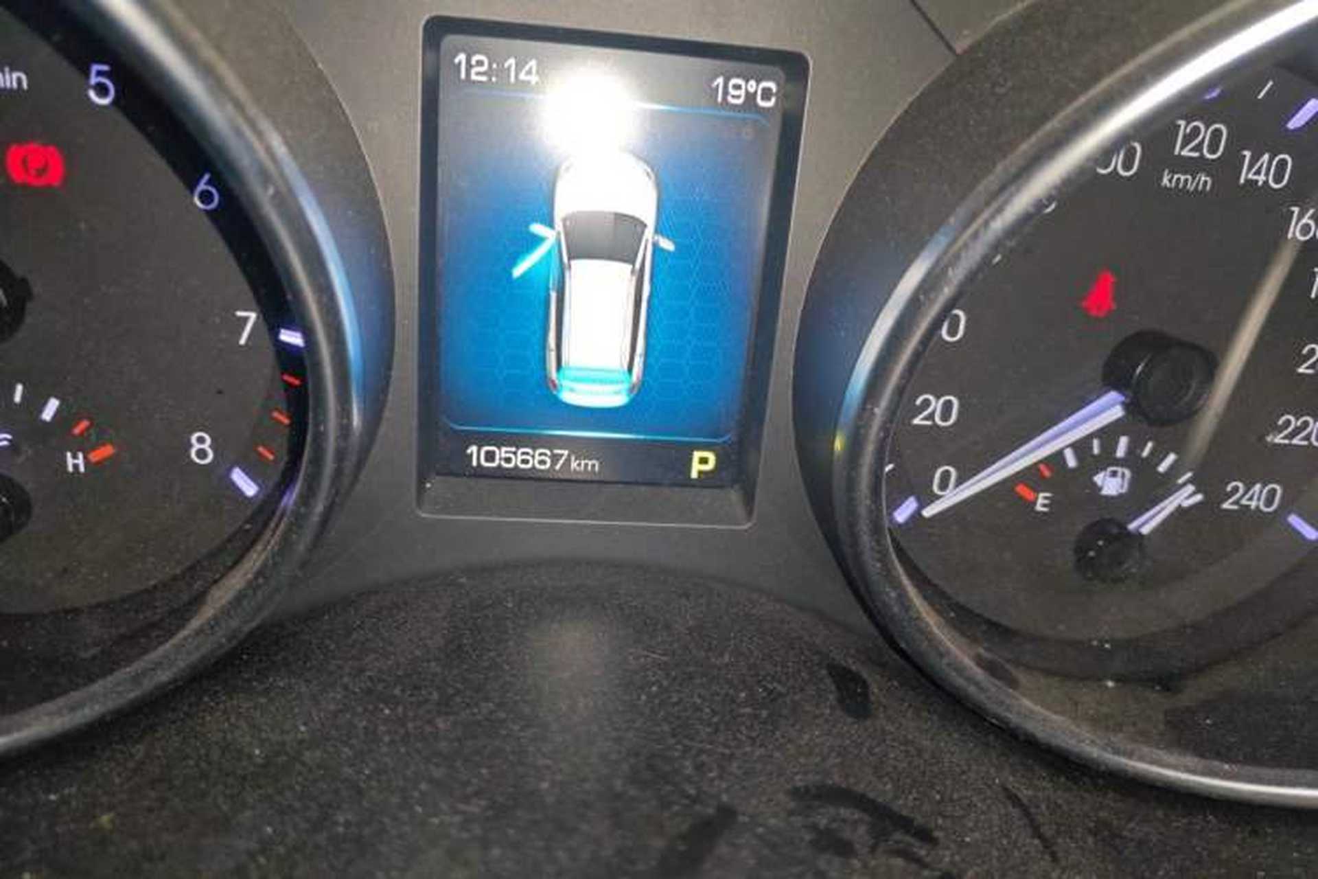 Used Haval H6 Coupe 2016 Blue Label 1.5T Automatic Two-Wheel Drive Elite Model Odometer Close Up
