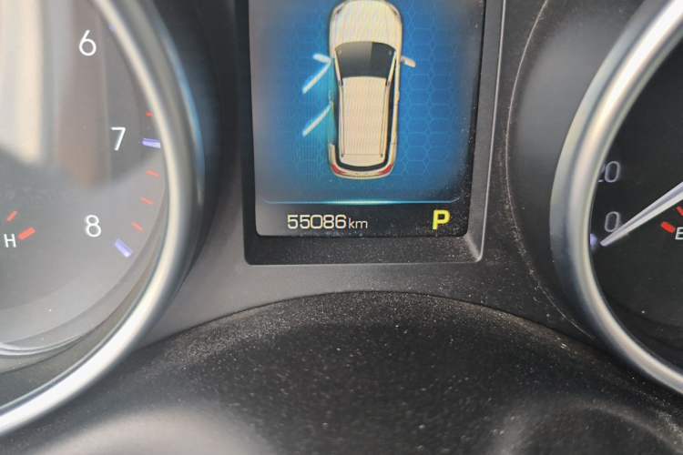 Used Haval H6 Coupe 2016 Blue Label 1.5T Automatic Two-Wheel Drive Elite Model Odometer Close Up