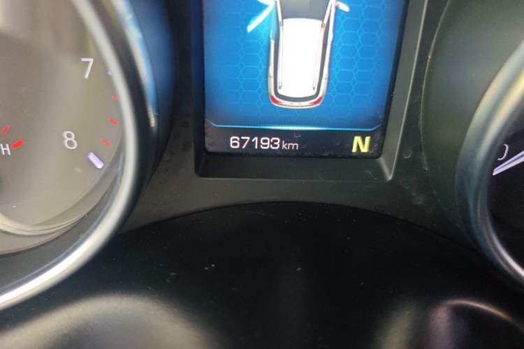 Used Haval H6 Coupe 2016 Blue Label 1.5T Automatic Two-Wheel Drive Elite Model Odometer Close Up
